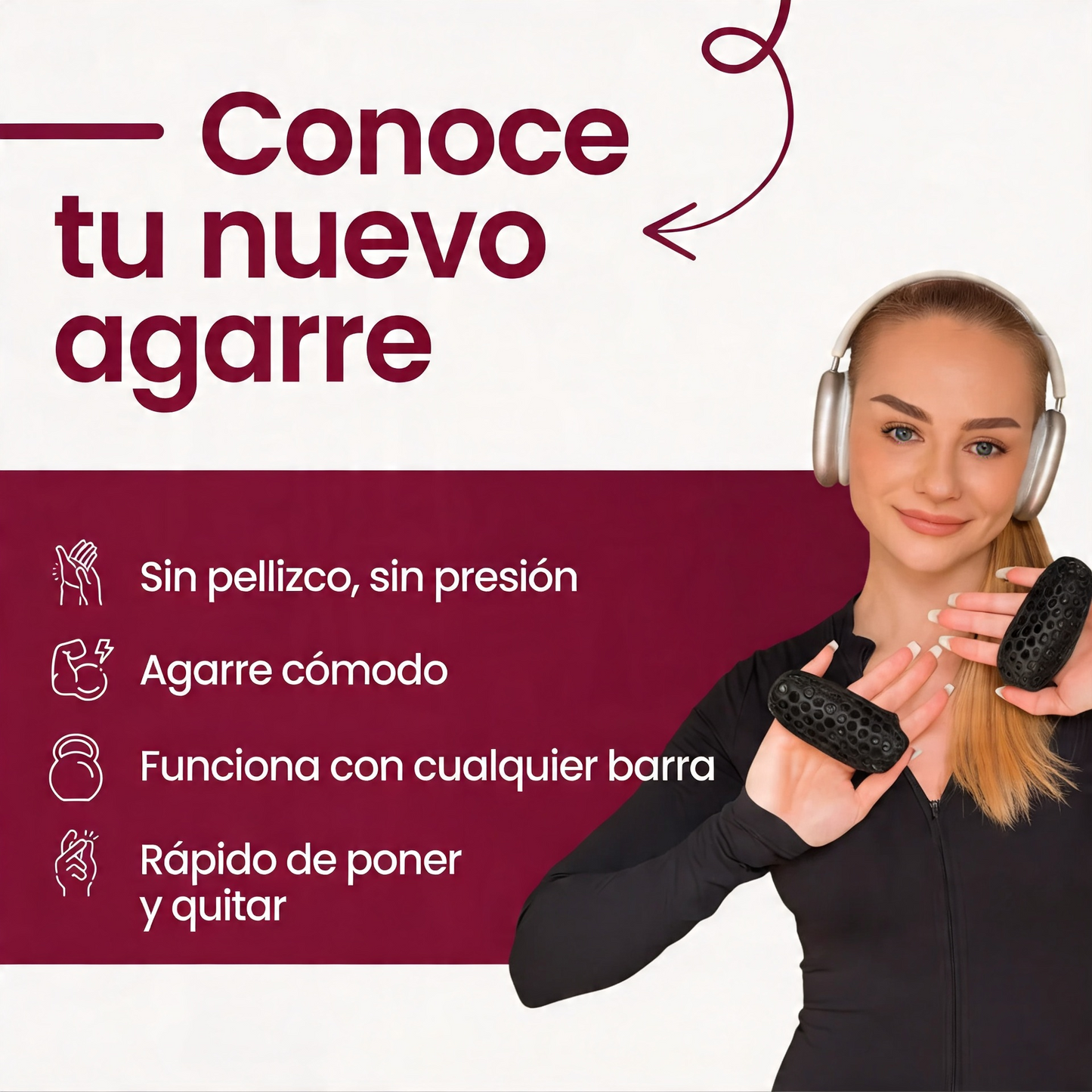 MaxGrip™ Pro | Agarre de entrenamiento Premium